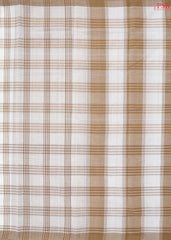 Off White Mangalagiri Cotton Saree