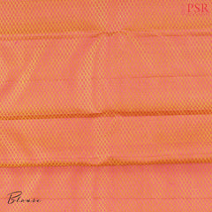 Amber Yellow Kanchipuram Jacquard Silk Saree