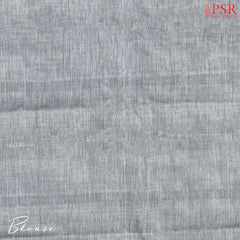 Dark Grey Kalakshetra Kovai Cotton Saree
