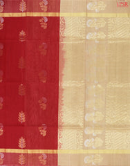 Red Silk Cotton Saree