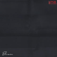 Black & White Kanchipuram Silk Saree