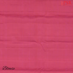Ruby Pink Kanchipuram Silk Saree