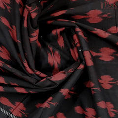 Black Ikkat Cotton Saree