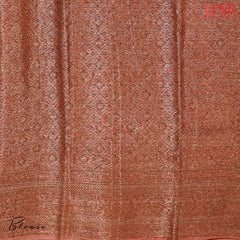 Beige Chanderi Silk Cotton Saree