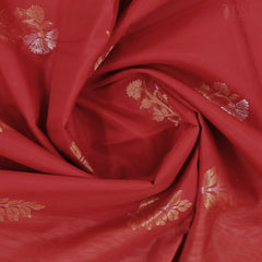 Red Silk Cotton Saree