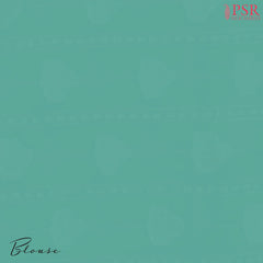 Tiffany Blue Semi Kora Summer Silk Saree