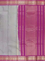 Grey Fancy Kanchipuram Silk Saree
