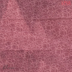 Peach & Purple Printed Georgette Saree