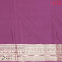 Orchid Purple Semi Binny Silk Saree