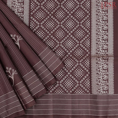 Brown Soft Silk Saree