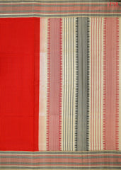 Scarlet Red Soft Silk Saree