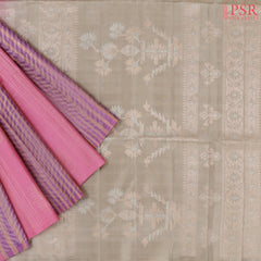 Pink & Purple Soft Silk Saree