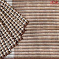 Brown Palette Linen Saree