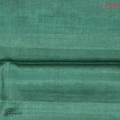 Tyrian Purple Banaras Tussar Silk Saree