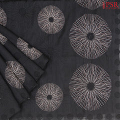 Black Kosa Embroidery Saree