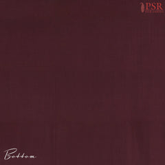 Redwood Brown Cotton Dress Material