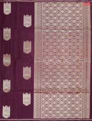 Burgundy Soft Silk Saree