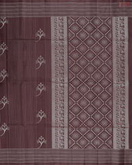 Brown Soft Silk Saree