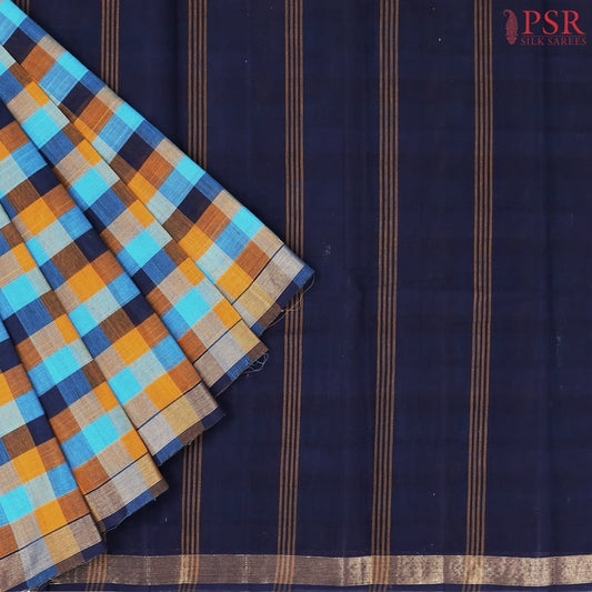 Multicolor Kanchi Cotton Saree