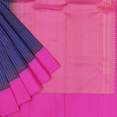 Dark Blue Fancy Kanchipuram Silk Saree