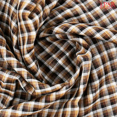 Brown Palette Linen Saree