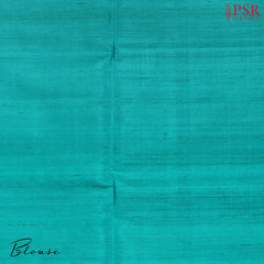 Pear Green Jute Soft Silk Saree