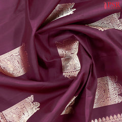 Burgundy Soft Silk Saree