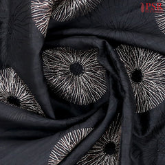Black Kosa Embroidery Saree