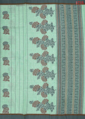 Mint Green Kovai Cotton Saree