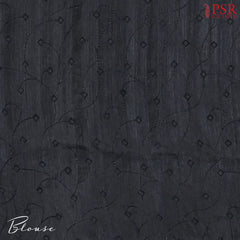 Black Kosa Embroidery Saree