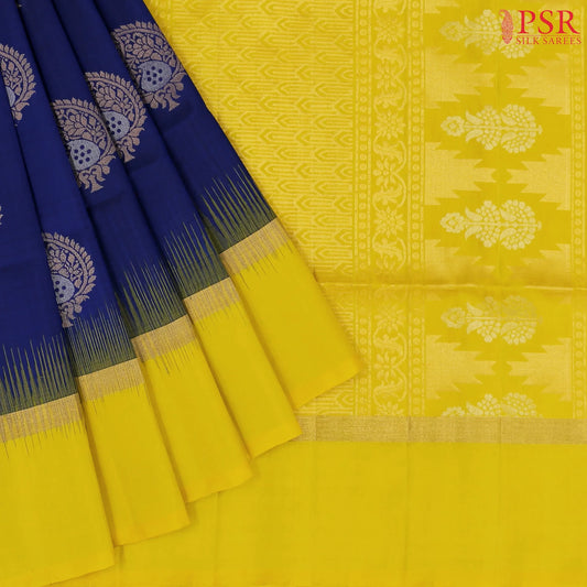 Navy Blue Soft Silk Saree
