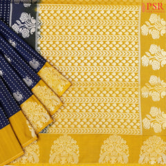 Dark Blue Soft Art Silk Saree