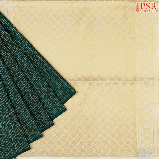 Dark Green Soft Art Silk Saree