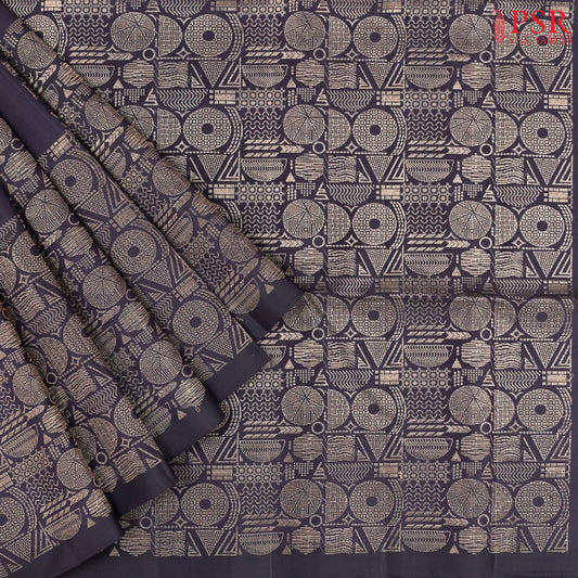 Deep Indigo Soft Silk Saree