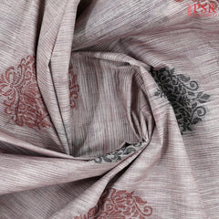 Dusty Mauve Kovai Cotton Saree