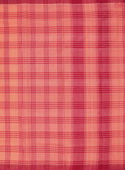 Peach Orange Mangalagiri Cotton Saree