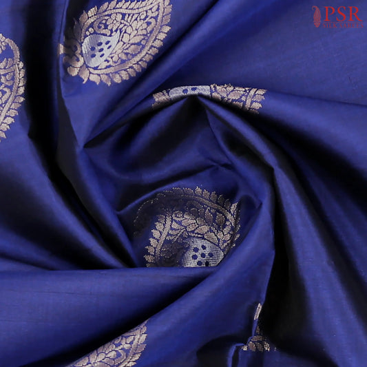 Navy Blue Soft Silk Saree