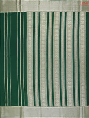 Dark Green Semi Binny Silk Saree