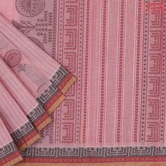 Thulian Pink Kovai Cotton Saree