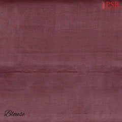 Tortilla Brown Banaras Tussar Silk Saree