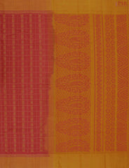 Dark Red Kanchi Cotton Saree