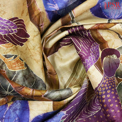 Light Mustard Brown Kadhi Tussar Silk Saree