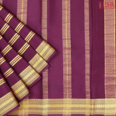 Pale Pink Mysore Silk Saree
