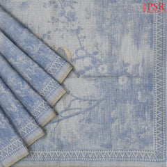 Light Beige Ghicha Cotton Saree