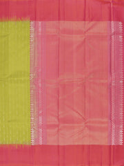 Olive Yellow Fancy Kanchipuram Silk Saree