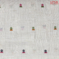 Beige Ghicha Cotton Saree