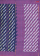 Dark Blue Ikkat Cotton Saree