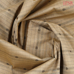 Chikoo Beige Kovai Cotton Saree