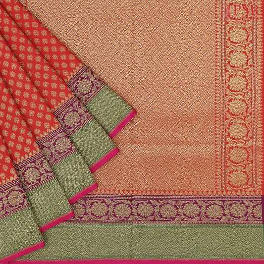 Red Summer Silk Saree