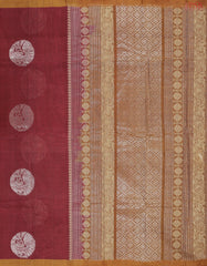 Maroon Kovai Cotton Saree